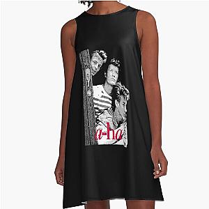 a-ha band 80s retro  A-Line Dress