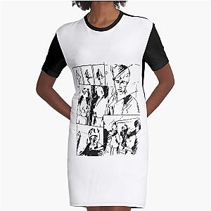 A-ha Classic 80s Music Video Take On Me Super Graphic T-Shirt Dress