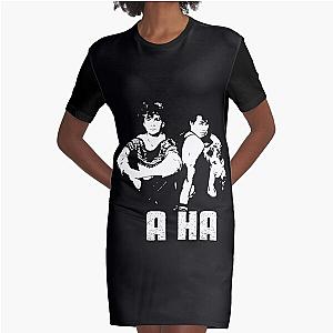 A-ha Pop band designs ,A-ha art    Graphic T-Shirt Dress