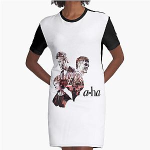 a-ha Graphic T-Shirt Dress