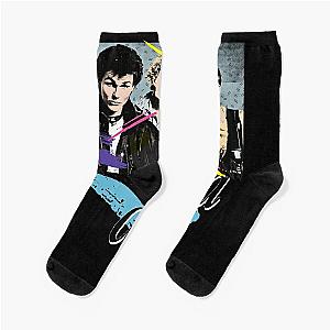 Original Styled 80s A-Ha band Socks