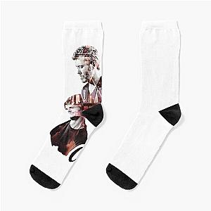 A Ha Music Vintage Retro Socks