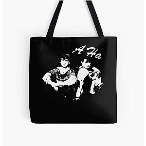 A-ha illustration ,A-ha art All Over Print Tote Bag