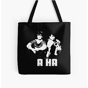 A-ha Pop band designs ,A-ha art    All Over Print Tote Bag