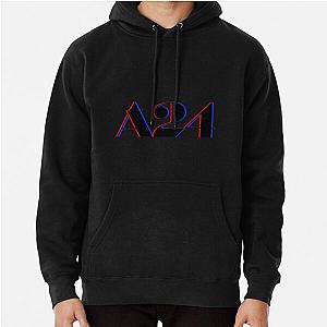 A24 Glitch Logo  Pullover Hoodie RB1508