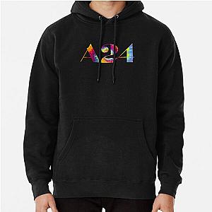 A24 tie dye logo Pullover Hoodie RB1508