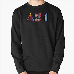 A24 tie dye logo Pullover Sweatshirt RB1508