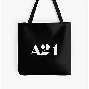 A24 - White Logo All Over Print Tote Bag RB1508