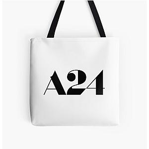 A24 - Black Logo All Over Print Tote Bag RB1508