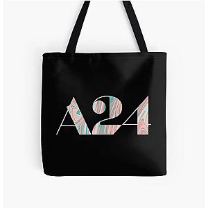 A24 aesthetic logo All Over Print Tote Bag RB1508