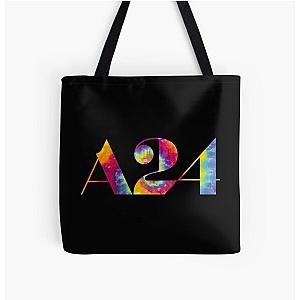 A24 tie dye logo All Over Print Tote Bag RB1508