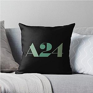 A24 Sticker Throw Pillow RB1508