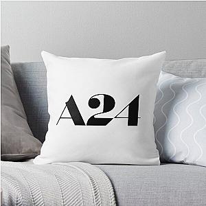 A24 Merch A24 Logo Throw Pillow RB1508