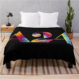 A24 tie dye logo Throw Blanket RB1508