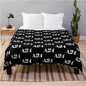 A24 Logo (White) Throw Blanket RB1508