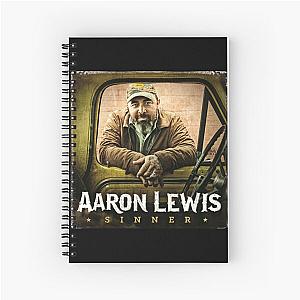 Aaron Lewis sinner Spiral Notebook