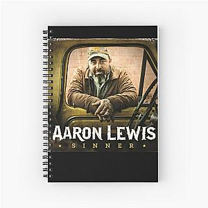 Aaron Lewis sinner Spiral Notebook