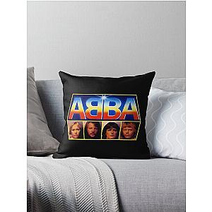 Super abba dancing and loving Throw Pillow