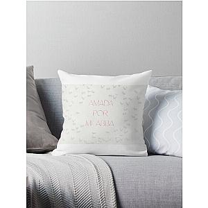 Amada por mi ABBA Throw Pillow