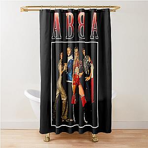 of 1.Super abba dancing and loving Shower Curtain