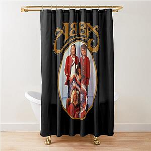 of 3.Super abba dancing and loving Shower Curtain