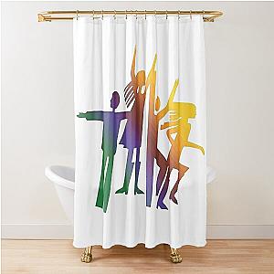 of 7.Super abba dancing and loving Shower Curtain