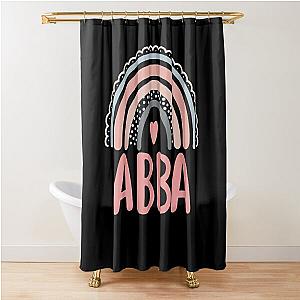 Abba Rainbow Grandma Cute Mothers Day Funny Abba Shower Curtain