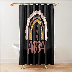 Abba Rainbow Grandma Cute Mothers Day Funny Abba Shower Curtain