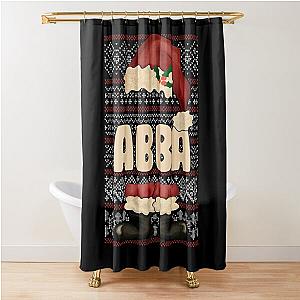 Abba Funny Christmas  Shower Curtain