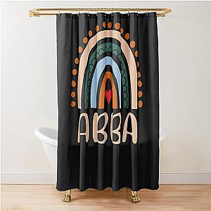 Abba Rainbow Grandma Cute Mothers Day Funny Abba  Shower Curtain