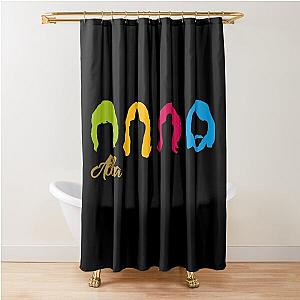 no face abba Shower Curtain