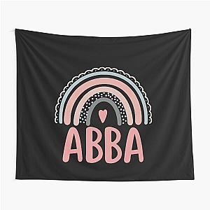 Abba Rainbow Grandma Cute Mothers Day Funny Abba Tapestry