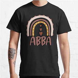 Abba Rainbow Grandma Cute Mothers Day Funny Abba Classic T-Shirt