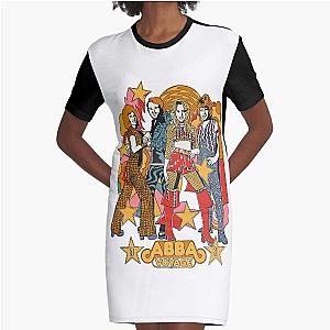 Supergroup ABBA Graphic T-Shirt Dress