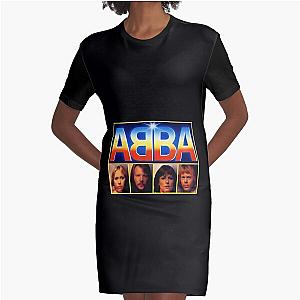 Super abba dancing and loving Graphic T-Shirt Dress