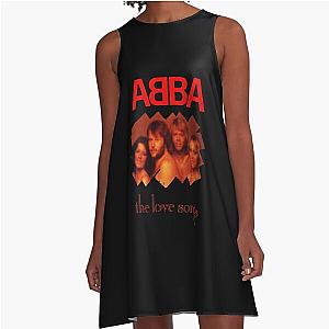 of 5.Super abba dancing and loving A-Line Dress