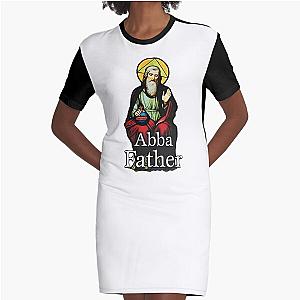 abba father design Graphic T-Shirt Dress