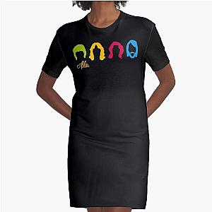 no face abba Graphic T-Shirt Dress