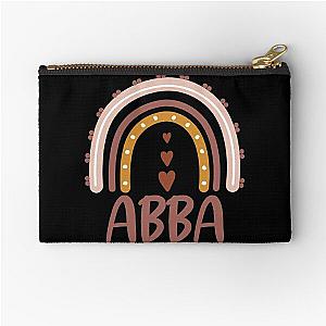 Abba Rainbow Grandma Cute Mothers Day Funny Abba Zipper Pouch