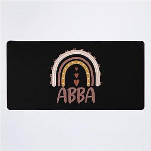 Abba Rainbow Grandma Cute Mothers Day Funny Abba Desk Mat