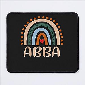 Abba Rainbow Grandma Cute Mothers Day Funny Abba  Mouse Pad