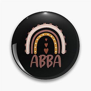 Abba Rainbow Grandma Cute Mothers Day Funny Abba Pin