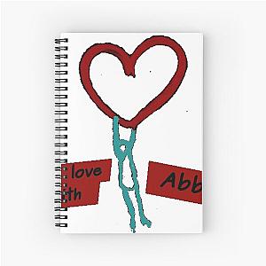 In love with Abba Spiral Notebook