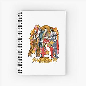 Supergroup ABBA Spiral Notebook