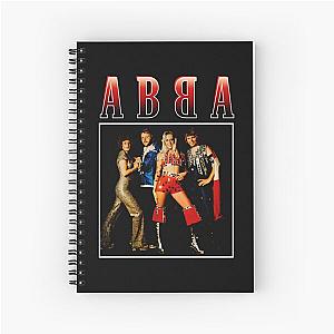 of 1.Super abba dancing and loving Spiral Notebook