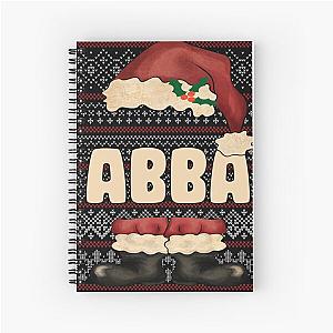 Abba Funny Christmas  Spiral Notebook