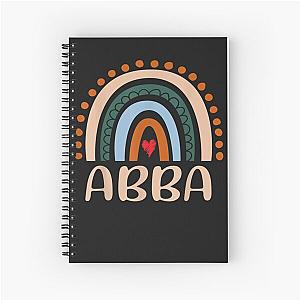 Abba Rainbow Grandma Cute Mothers Day Funny Abba  Spiral Notebook
