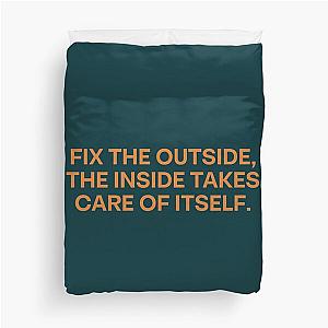 Fix The Outside Abbott Elementary Duvet Cover