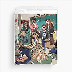 Trending Abbott Elementary TV Show Characters Design Duvet Cover