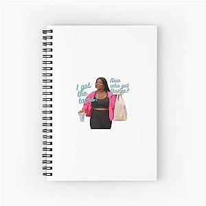 Ava Tacos Tea Abbott Elementary Spiral Notebook